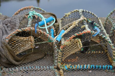 Scotland grass box fish-catching basket