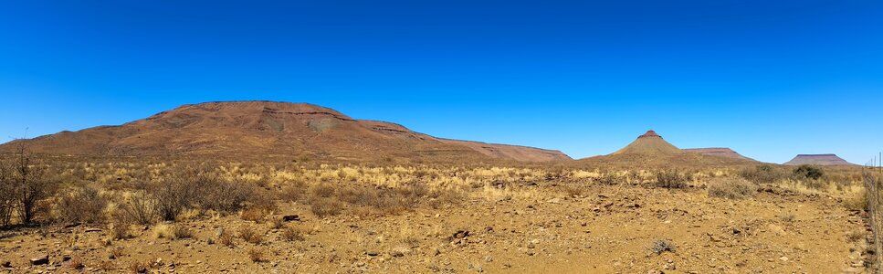 Landscape black border steppe