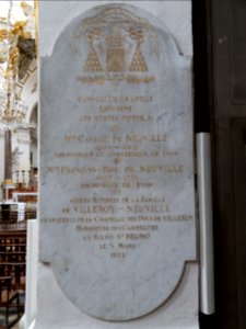 Église_Saint-Bruno-les-Chartreux_-_Plaque_de_la_famille_Neuville_de_Villeroy