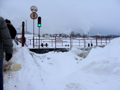 Понтонный_мост_через_реку_Вычегду._Коряжма._Январь_2011