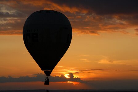 Sunset air sky