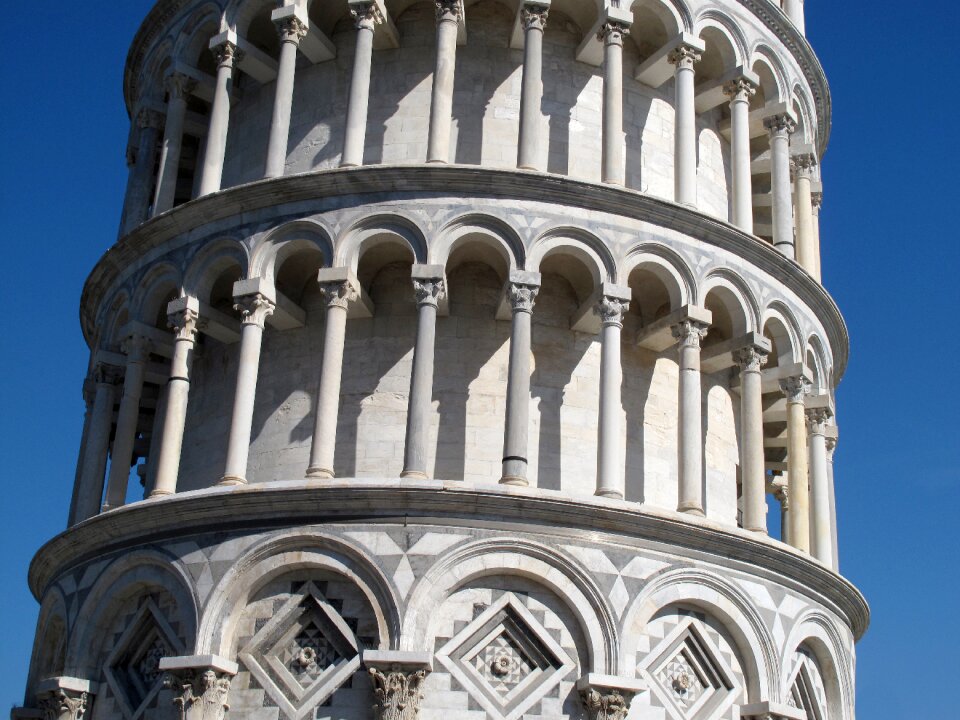 Tower the leaning tower skewed