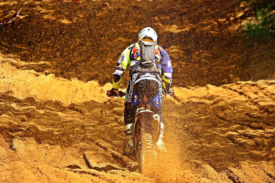 Motorcycle motocross ride racing