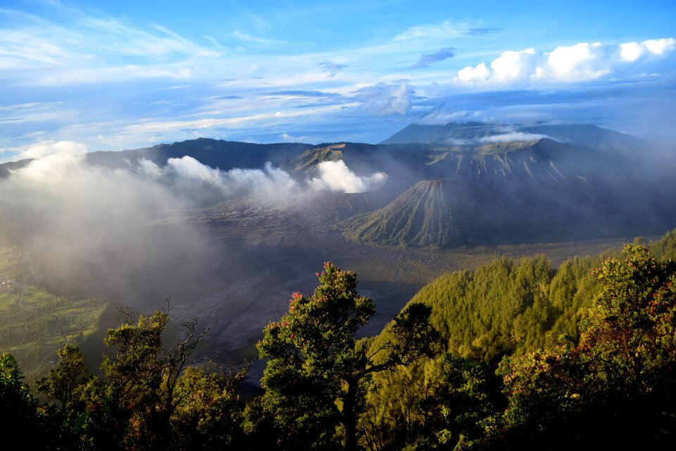 Volcano nature landscape
