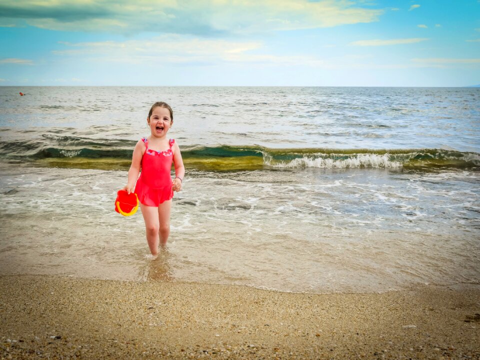 Kid happy portrait