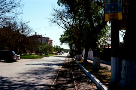 Евпатория,_трамвайная_линия_4_маршрута_2021-05