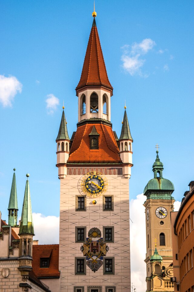 Europe city hall sky