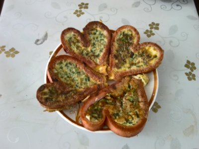 心形鸡蛋圈