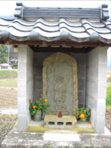 出石町寺坂の庚申塔