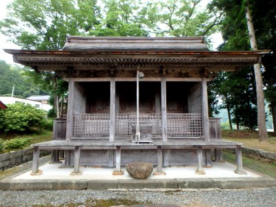 兵庫県豊岡市但東町畑山の日出神社本殿（2016年6月）