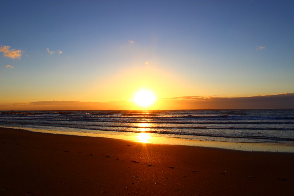 North sea beach summer