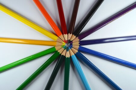 Colourful design creativity