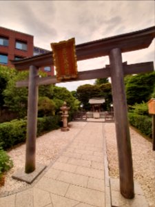 恵比寿神社、夕方