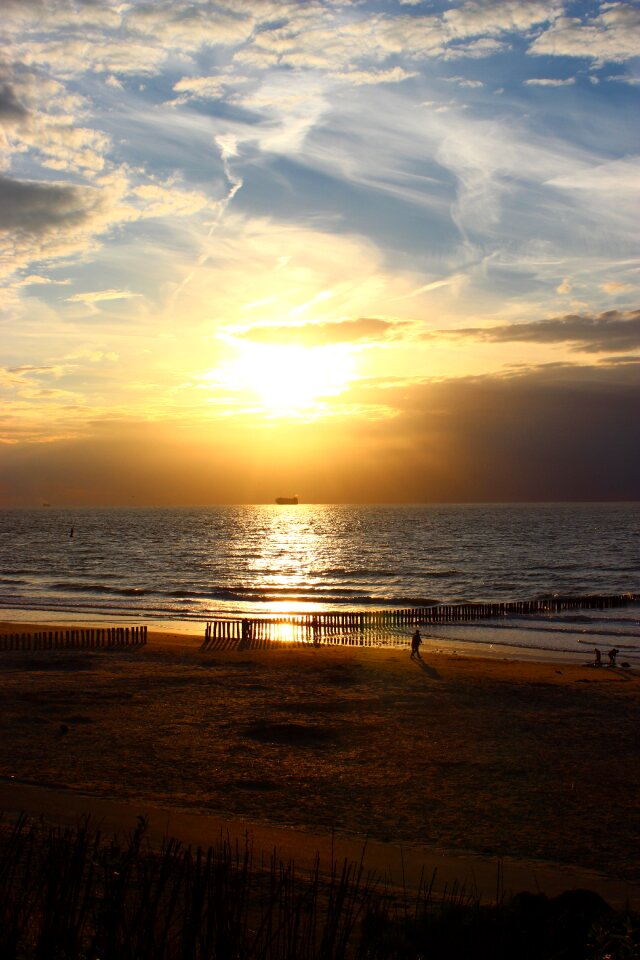 North sea beach summer