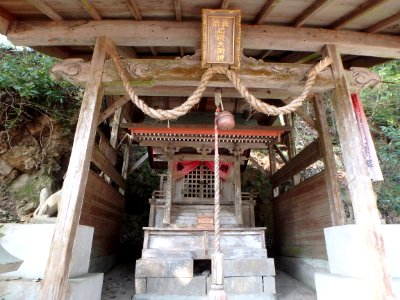 兵庫県豊岡市出石町材木の岩鼻稲荷大明神