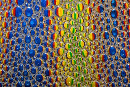 Colours bubbles art