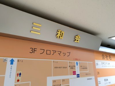 三和会_plate_inside_TOC_building_in_Gotanda