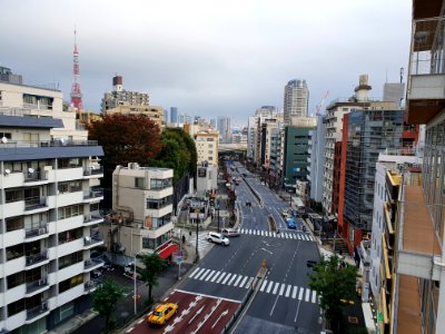 麻布十番での環状3号線