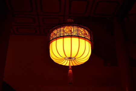 Xi'an the big wild goose pagoda lantern