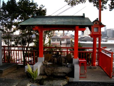 神戸水天宮にある手水舎