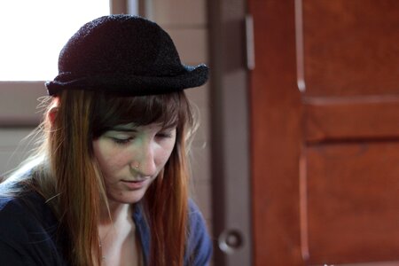 Coffee shop hat