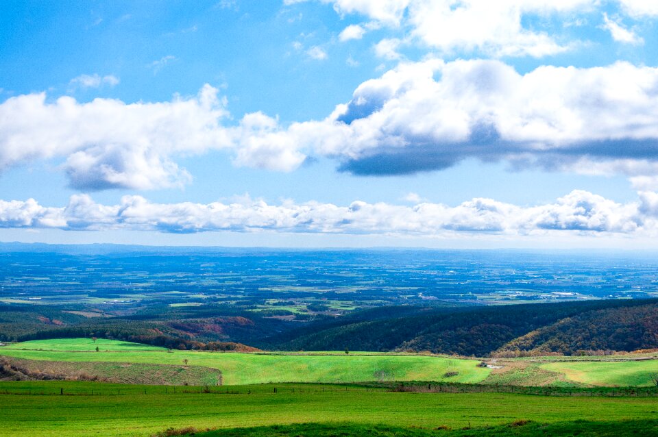 Landscape earth green