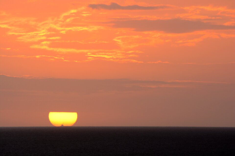 Sunset beach rest
