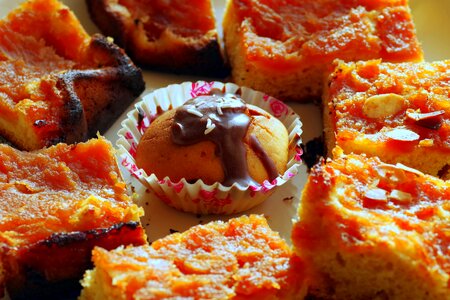Pumpkin cakes sweet dish photo