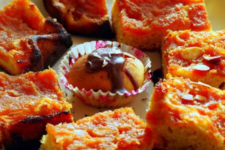 Pumpkin cakes sweet dish