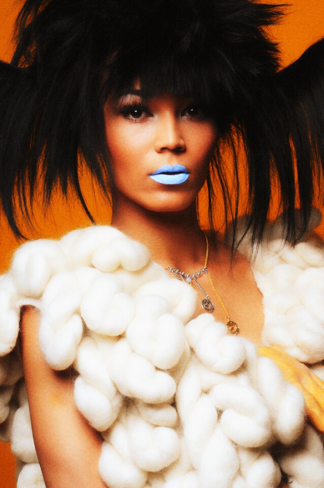 Face woman model
