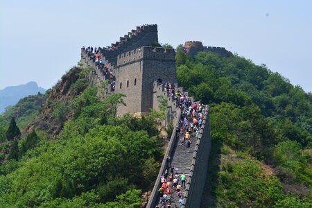 Chinese wall great wall of china photo