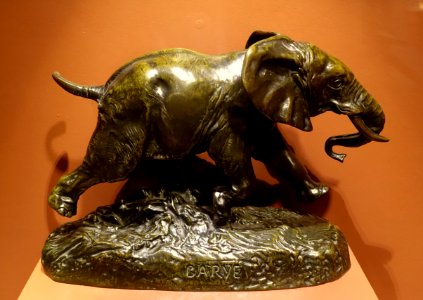 African_Elephant_Running,_by_Antoine-Louis_Barye,_undated,_bronze_-_Middlebury_College_Museum_of_Art_-_Middlebury,_VT_-_DSC08144