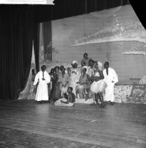 African_Dance_Company_of_Senegal_._Optreden_in_Kurzaal,_Bestanddeelnr_912-7547
