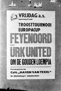 Affiche_voor_de_wedstrijd_Feyenoord_tegen_Urk_United,_Bestanddeelnr_925-5578
