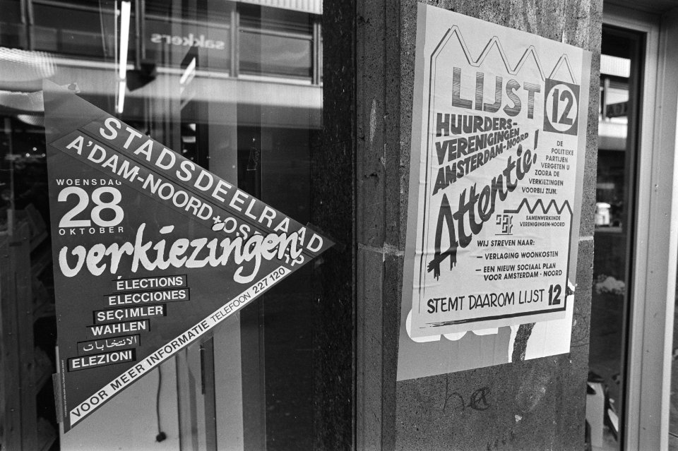 Affiches_voor_de_verkiezingen_in_Amsterdam-Noord,_Bestanddeelnr_931-7592