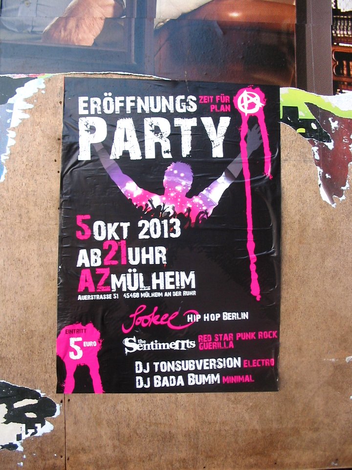 AFRR-Party_2013-10-05_Plakat_Witten_Herbeder_Straße