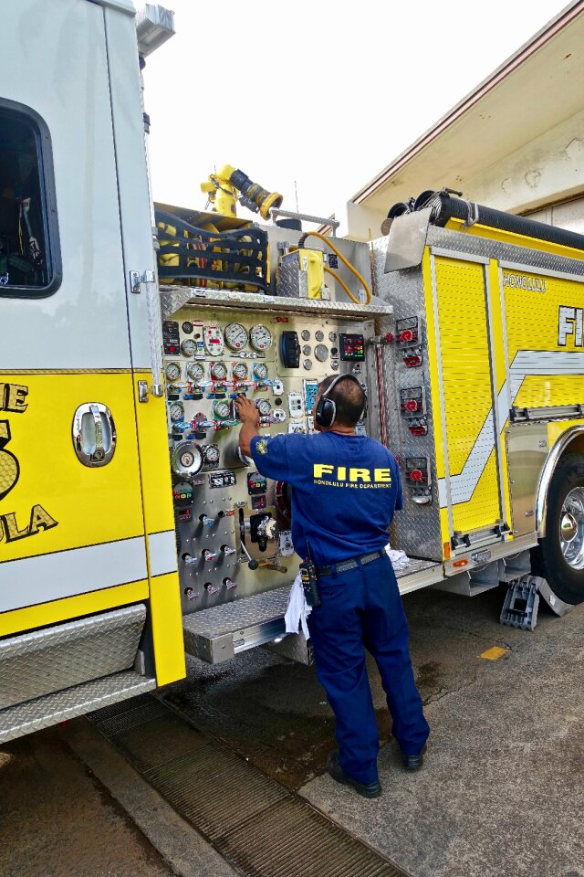 Emergency firefighting fireman