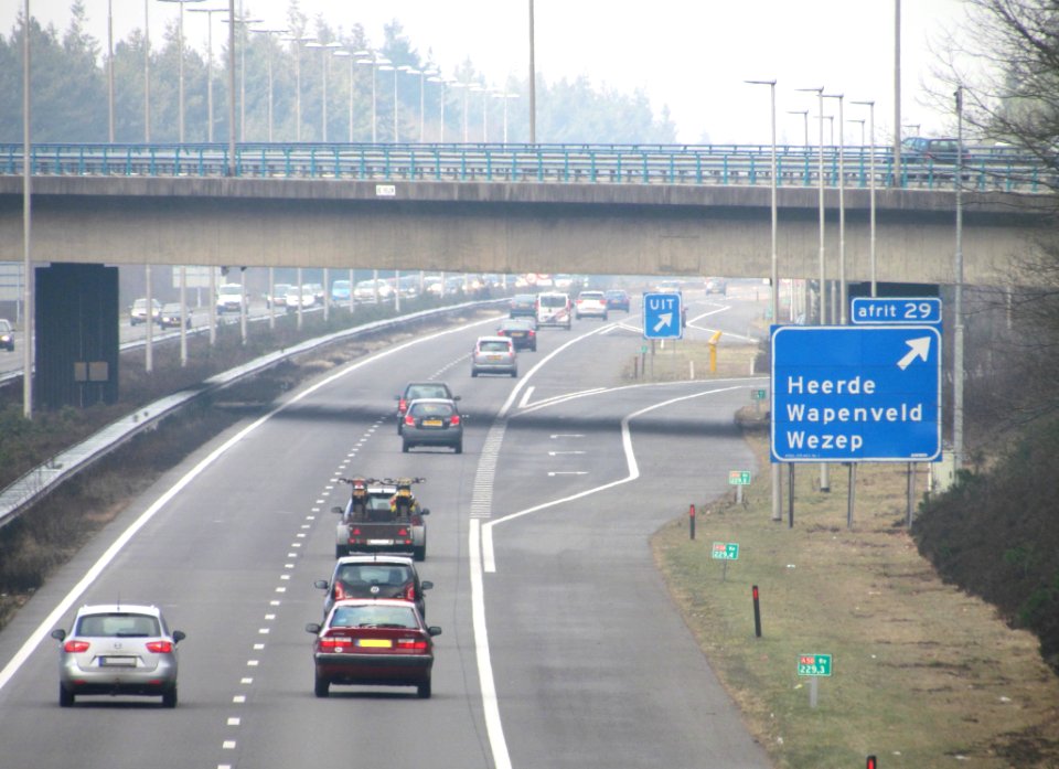 Afrit_29,_A50_bij_Heerde