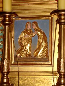 Ahetze_(Pyr-Atl.,_Fr)_détail_du_retable,_Anne_salue_Marie
