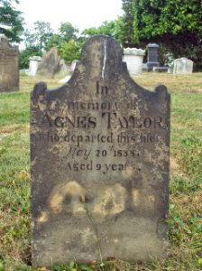 Agnes_Taylor_Tombstone,_Hiland_Cemetery,_2015-08-17,_01
