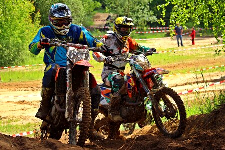 Dirtbike motocross ride racing photo