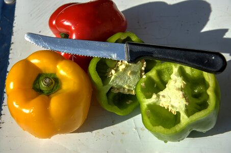 Healthy green red