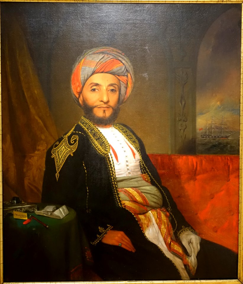 Ahmad_bin_Na'aman_by_Edward_Ludlow_Mooney,_1840,_oil_on_canvas_-_Peabody_Essex_Museum_-_DSC07190