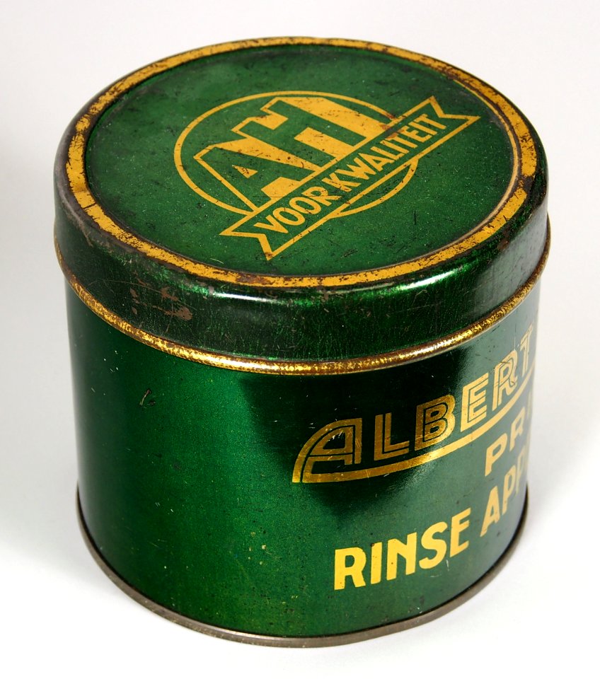 AH_Albert_Heijn_Prima_Rinse_Appelstroop_blik,_foto_5