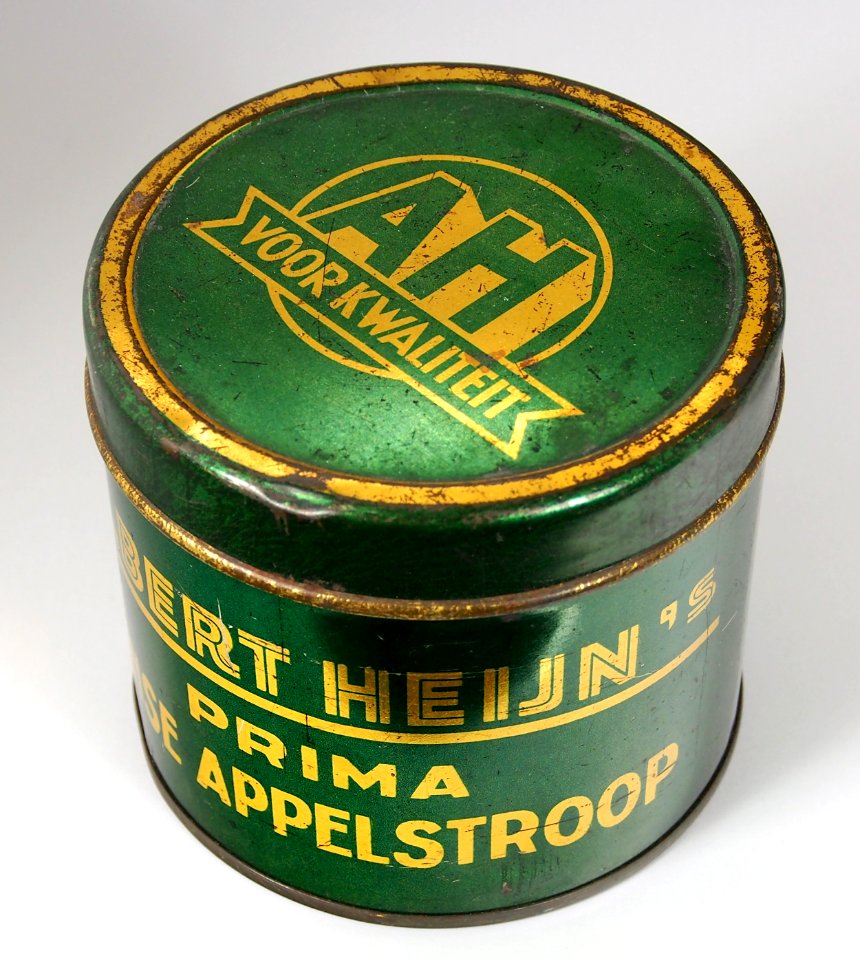 AH_Albert_Heijn_Prima_Rinse_Appelstroop_blik,_foto_2