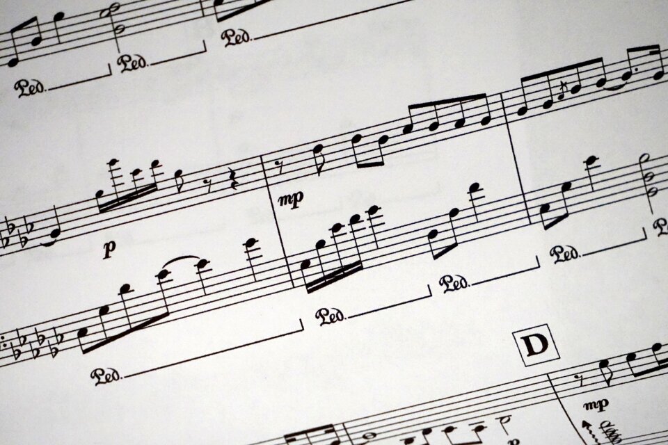Music notenblatt sheet music