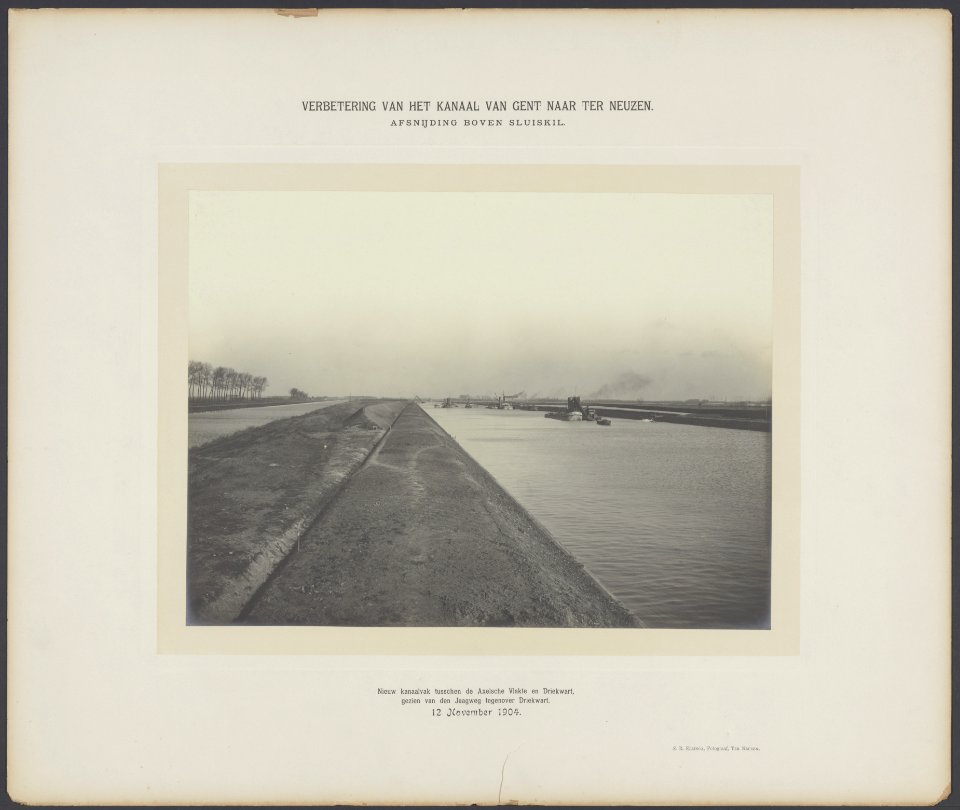 Afsnijding_boven_Sluiskil._Nieuw_kanaalvak_tussen_de_Axelse_Vlakte_en_Driekwart,,_Bestanddeelnr_845
