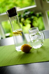 Fruit juice drink glass