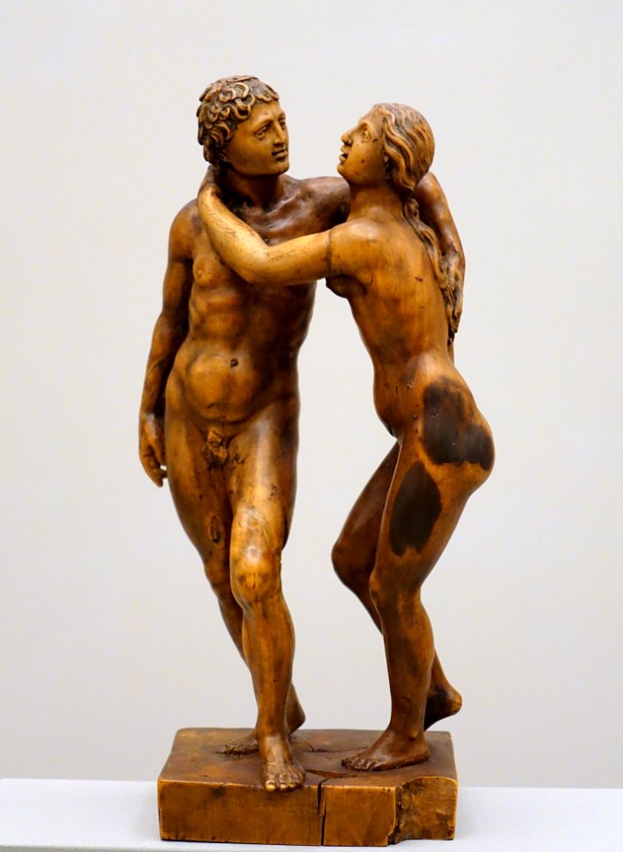 Adam_and_Eve_by_Georg_Pfrundt,_c._1650,_walnut_wood_-_Bode-Museum_-_DSC03421
