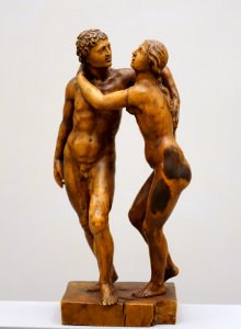 Adam_and_Eve_by_Georg_Pfrundt,_c._1650,_walnut_wood_-_Bode-Museum_-_DSC03421
